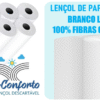 PAPEL LENÇOL DESCARTÁVEL 100% CELULOSE VIRGEM 50 CM X 50 METROS BEM CONFORTO