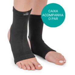 TORNOZELEIRA ELÁSTICA P PAR PRETA BASIC HIDROLIGHT EL2022
