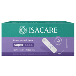 ABSORVENTE ISACARE INTERNO MEDIO 16 UNIDADES